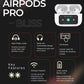 A9 Pro Airpods Touch Screen Earbuds, Digital Display, Wireless Bluetooth V5.4, ANC/ENC New LED Touch Screen Earphoes Noise Reduction With HD Mic Airpods