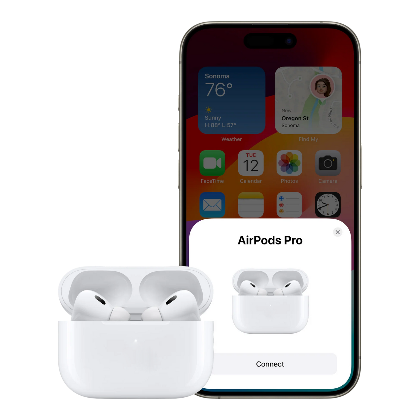 AirPods Pro Wireless Earbuds Bluetooth 5.0, Super Sound Bass, Charging Case and Extra Ear-Buds, Pop-Up Feature Compatible with All Devices